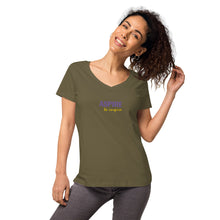 Load image into Gallery viewer, Aspire to Inspire,  Nicana Women’s fitted v-neck t-shirt
