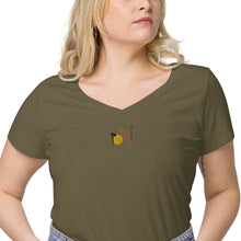 将图片加载到图库查看器,Nicana Signature Women’s fitted v-neck t-shirt