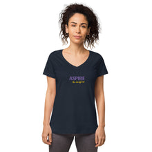 Load image into Gallery viewer, Aspire to Inspire,  Nicana Women’s fitted v-neck t-shirt