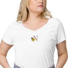 将图片加载到图库查看器,Nicana Signature Women’s fitted v-neck t-shirt