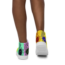 Load image into Gallery viewer, Nicana  Color Cube Women’s high top canvas shoes