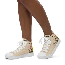 Cargar imagen en el visor de la galería, ROYAL QUEEN Women’s high top canvas shoes