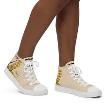 Cargar imagen en el visor de la galería, ROYAL QUEEN Women’s high top canvas shoes