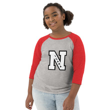 Cargar imagen en el visor de la galería, Nicana Letterman Youth baseball shirt