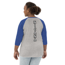 Cargar imagen en el visor de la galería, Nicana Letterman Youth baseball shirt