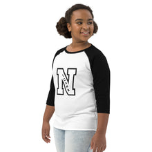 Cargar imagen en el visor de la galería, Nicana Letterman Youth baseball shirt