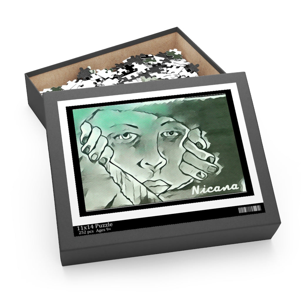 Peek-a-Boo Nicana Puzzle (120, 252, 500-Piece)