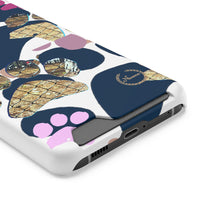 将图片加载到图库查看器，Nicana Paw on paws Phone Case With Card Holder
