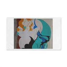 Cargar imagen en el visor de la galería, Nicana Graffiti White Hand Towel
