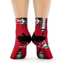Load image into Gallery viewer, Nicana Tagged Crew Socks- Dark Red
