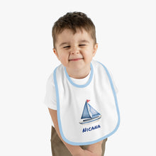 Cargar imagen en el visor de la galería, Nicana Baby Sail On Jersey Bib
