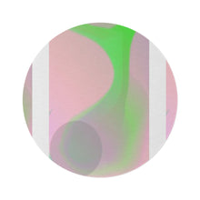 将图片加载到图库查看器，Nicana Rosa y Verde Round Rug
