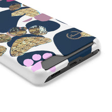 将图片加载到图库查看器，Nicana Paw on paws Phone Case With Card Holder
