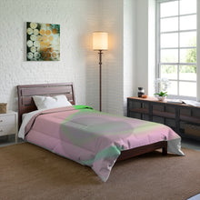 将图片加载到图库查看器，Nicana Rosa y Verde Comforter
