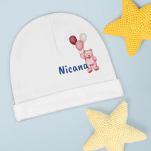 Cargar imagen en el visor de la galería, Nicana Bear &amp; Balloons Baby Beanie
