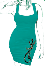 Load image into Gallery viewer, Iguana Print Tank Dress
