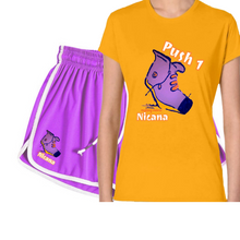 Carica l&#39;immagine nel visualizzatore di Gallery, Jais Push 1 Tees, Shorts,  Sets. Girls/ Young Women
