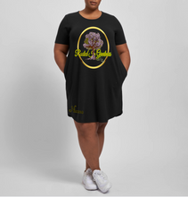 将图片加载到图库查看器，Rooted in Greatness Plus T Shirt  Dress Short
