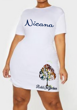 将图片加载到图库查看器，Rooted in Greatness Plus T Shirt  Dress Short
