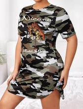 将图片加载到图库查看器，Rooted in Greatness Plus T Shirt  Dress Short
