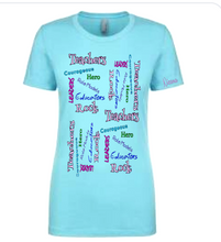 Cargar imagen en el visor de la galería, Teachers Rock on Repeat Tee
