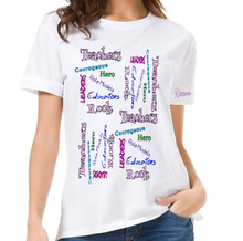 Cargar imagen en el visor de la galería, Teachers Rock on Repeat Tee
