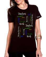 Cargar imagen en el visor de la galería, Teachers Rock on Repeat Tee
