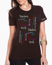 Cargar imagen en el visor de la galería, Teachers Rock on Repeat Tee
