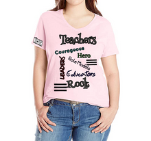 Charger l&#39;image dans la galerie, Nicana Teachers Rock Stripe Tee
