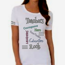 Charger l&#39;image dans la galerie, Nicana Teachers Rock Stripe Tee
