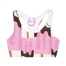 Load image into Gallery viewer, Nicana Ice Cream Girls&#39; Double Lined Seamless Sports Bra
