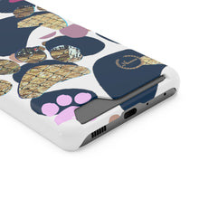 将图片加载到图库查看器，Nicana Paw on paws Phone Case With Card Holder

