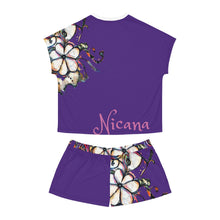 Cargar imagen en el visor de la galería, Flores Nicana Women&#39;s Short Pajama Set
