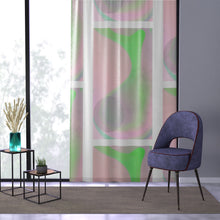 将图片加载到图库查看器，Nicana Rosa y Verde Window Curtain
