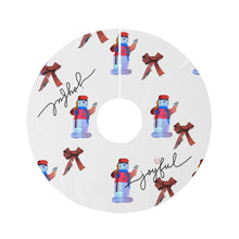 Load image into Gallery viewer, Nicana Joyful Frosty Round Tree Skirt

