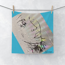 将图片加载到图库查看器，Nicana Queen Turquoise Face Towel
