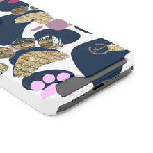 将图片加载到图库查看器，Nicana Paw on paws Phone Case With Card Holder
