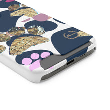 将图片加载到图库查看器，Nicana Paw on paws Phone Case With Card Holder
