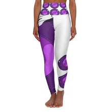 将图片加载到图库查看器，Nicana Planet Purple High Waisted Yoga Leggings
