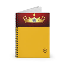 Load image into Gallery viewer, Nicana Royalty Spiral Notebook - Ruled Line
