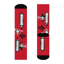 Load image into Gallery viewer, Nicana Tagged Crew Socks- Dark Red
