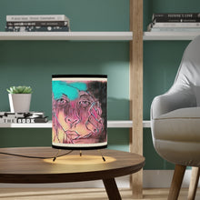 将图片加载到图库查看器，Nicana Peek-a-Boo Pink Tripod Lamp with High-Res Printed Shade, US\CA plug
