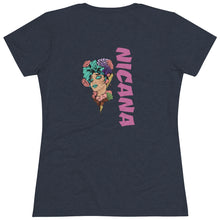 将图片加载到图库查看器，Nicana  Caribbean Vintage  Women&#39;s Triblend Tee
