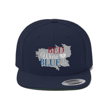 将图片加载到图库查看器，Nicana Red, White and Blue Unisex Flat Bill Hat
