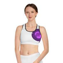 将图片加载到图库查看器，Nicana Planet Purple Sports Bra (AOP)
