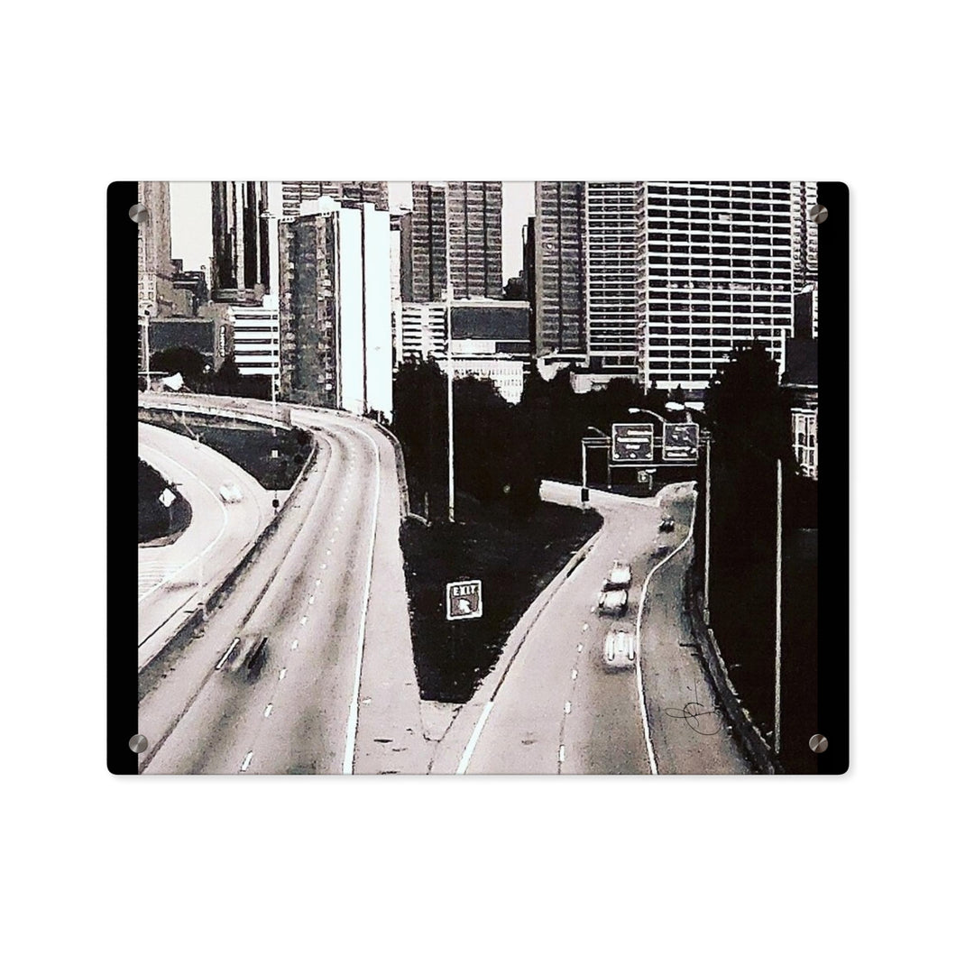 Nicana Divided Highway Acrylic Wall Art Panels