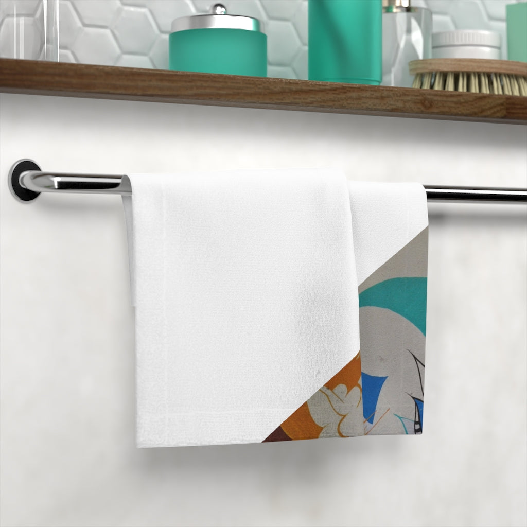 Nicana Graffiti White Face Towel