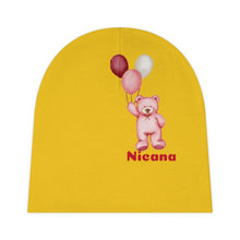 Load image into Gallery viewer, Nicana Bear &amp; Balloons Baby Beanie
