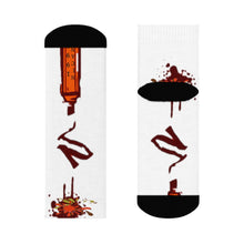 Load image into Gallery viewer, Nicana Tagged Red Crew Socks
