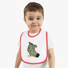 Load image into Gallery viewer, Nicana Making Moves Baby Contrast Trim Jersey Bib
